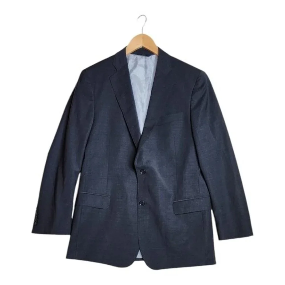 346 Brooks Brothers Wool Blend Suit size 41R Dark‎ Grey